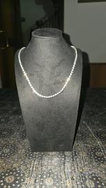 Collana Tennis Diamantata Unisex - 50 cm - 4mm 