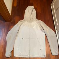 Felpa Tech Nike Grigia e Bianca