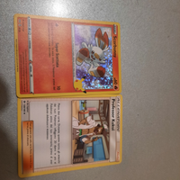 Carte Pokèmon Scorbunny e Professor kukui