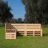 Divano ad L in legno – NABUCCO