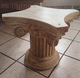 Capitello base Tavolino in stile Ionico 