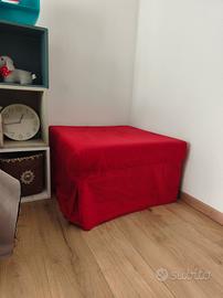 Pouf letto pieghevole reversibile - come nuovo