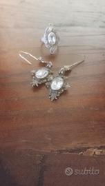 Parure anello-orecchini 