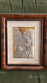 Madonna con Bambino in argento 925 Acca