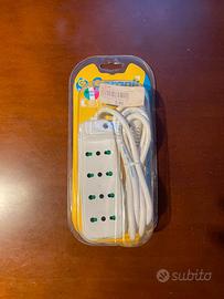 Multipresa elettrica 4 posti con cavo – nuova