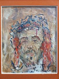 Athos Faccincani 1970 - "IL CRISTO" - 60x50