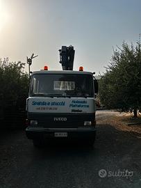 Motrice iveco con piattaforma aerea isoli