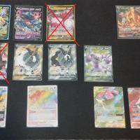 Carte Pokemon ultra rare e fuoriserie miste