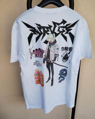T-shirt Unisex Grafica Anime Cyberpunk Alcott Tg M