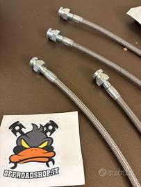 Tubi freno allumgati 10 cm per suzuki jimny nuovi