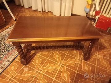 Tavolino noce per salotto