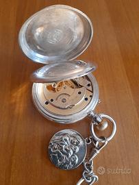 orologio da tasca longines del 1907 in argento