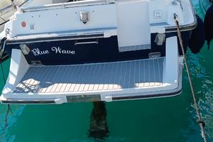 Barca cabinato con posto barca