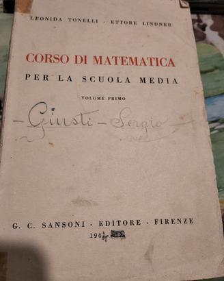 corso di matematica per la scuola media 