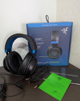 Razer Kraken - Cuffie Gaming Nere/blu