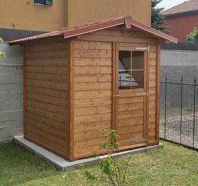 Casetta legno 2x2 con trasporto e montaggio
