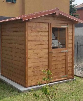 Casetta legno 2x2 con trasporto e montaggio