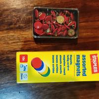 Puntine rosse e Magneti assortiti