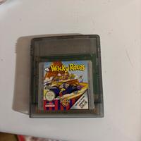 Gioco gameboy Wacky Races originale