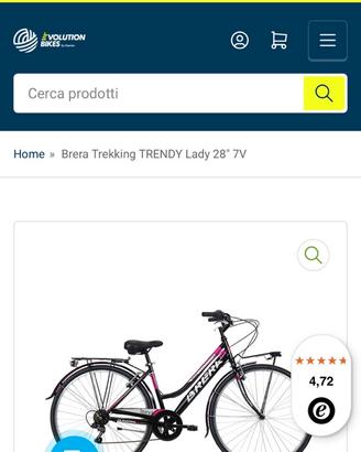 Bici donna brera