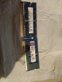 Ram portatile 4gb x 2 - So dimm ddr3 - 1333 mhz