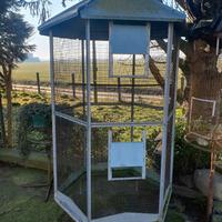 voliera zincata da esterno 