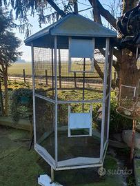 voliera zincata da esterno 