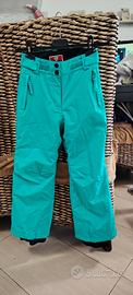 Pantaloni verde acqua Rossignol 8 anni