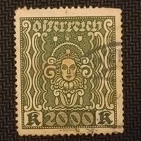 francobollo Austriaco 1922, 2000 corone