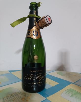 bottiglia vuota champagne  Pol Roger 2018