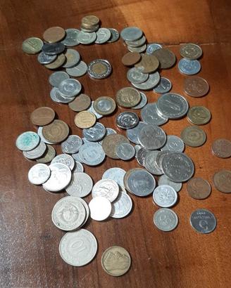 60 Monete assortire dal Mondo