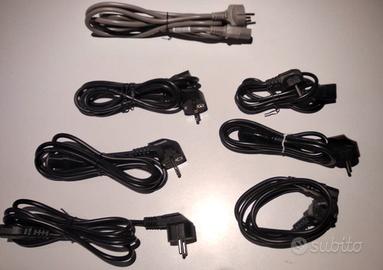 Blocco Cavi elettrici alimentazione PC, Monitor...