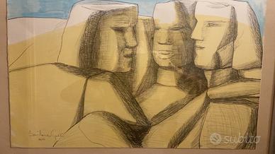 Litografia Pietre Amanti Feeling Giallo 31/75
