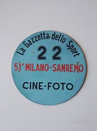 Ciclismo Targa 1960 Milano-Sanremo