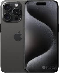 iPhone 15 pro 256gb black titanium