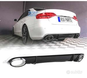 DIFFUSORE AUDI A4 B8 07-11 LOOK RS4