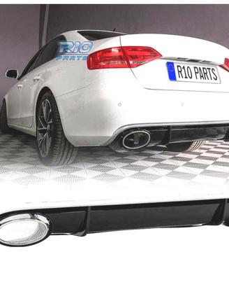 DIFFUSORE AUDI A4 B8 07-11 LOOK RS4