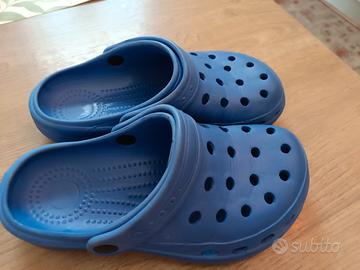ciabatte blu tipo Crocs n 36