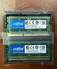 SODIMM 2 x 8GB Crucial DDR3 1600 1.35 V CL11