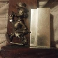 Statuetta in peltro Zio Paperone anni 70