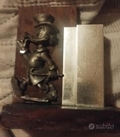 Statuetta in peltro Zio Paperone anni 70