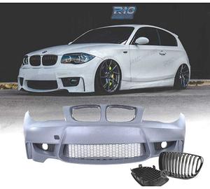 PARAURTI ANTERIORE BMW E81 E87 E82 04-13 LOOK 1M +
