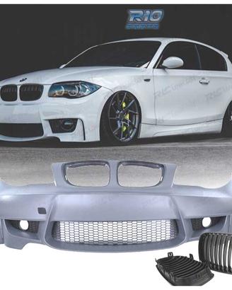 PARAURTI ANTERIORE BMW E81 E87 E82 04-13 LOOK 1M +