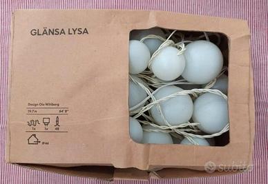 GLÄNSA LYSA IKEA, lampadine
