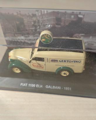 Modellino Fiat 1100 ELR Galbani 1951 1:43