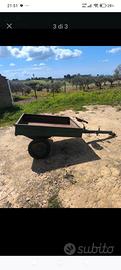 carrello agricolo per motocoltivatore 