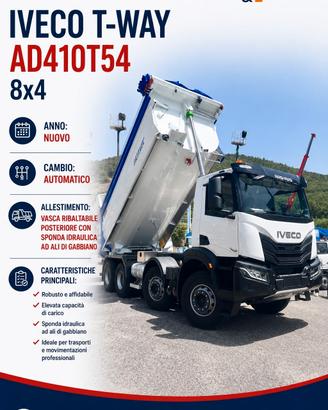 IVECO T-WAY AD410T54 VASCA RIBALTABILE