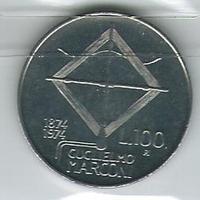 100 Lire commemorative Repubblica Italiana