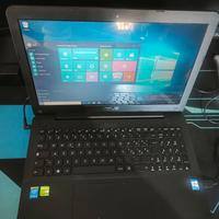 Notebook ASUS i3 SSD NVidea 1Gb Win10 Office Nero