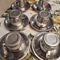 Servizio caffè da 6  inox 18/10 Kocchin vintage